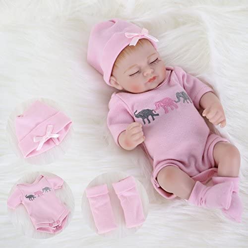 17'' Lifelike Huggable Reborn Baby Real Looking Silicone Doll SweetHouse  Reborns® Vivien