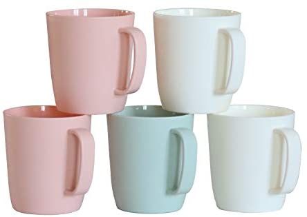 Wholesale Kurala Coffee Mugs Set of 5, Plastic Coffee Cups Set, 10