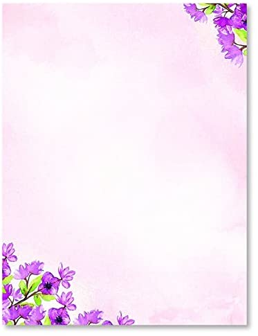 Wholesale 100 Stationery Writing Paper, with Cute Floral Designs ...