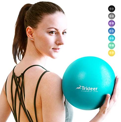 Mini Exercise Ball - 9 Inch Small Bender Ball for Stability, Barre,  Pilates, Yoga, Core Training and Physical Therapy 