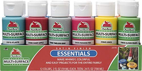 Apple Barrel Acrylic Paint in Assorted Colors (16 Ounce), 21123 Bright Red