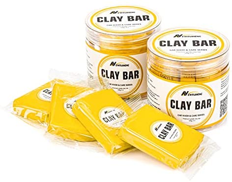 Lsyomne 10 Pack Clay Bars Auto Detailing, Professional-Grade Car Clay Bars  Kit with Clay Bar Lubricant Tablets 10 Pcs, Deep Cleaning Claybar for Car