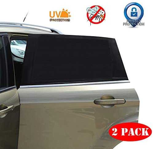 Helloleiboo Car Windshield Snow Cover Ice Cover with 2 Layers Protection,  Waterproof Sunshade Universal Fit Most Car, SUV, Truck, Van