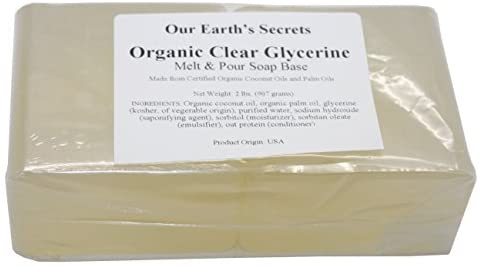  EDSRDRUS 1LB Clear Glycerin Soap Base DIY Handmade