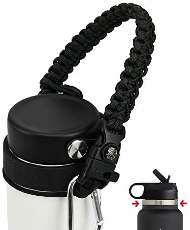 HYDRO CELL Wide Mouth Paracord Handle - Strap Carrier with Safety