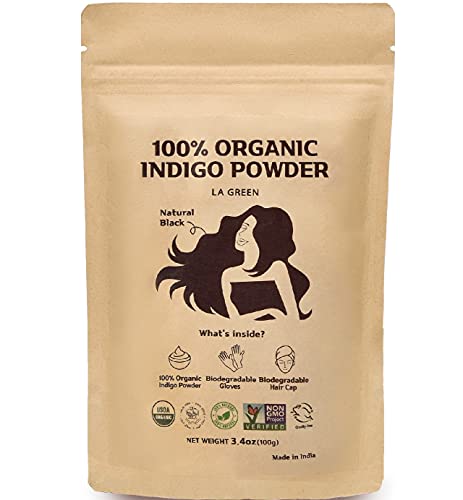 Indigo Powder Hair & Beard Dye / Color 100 Grams - The Henna Guys