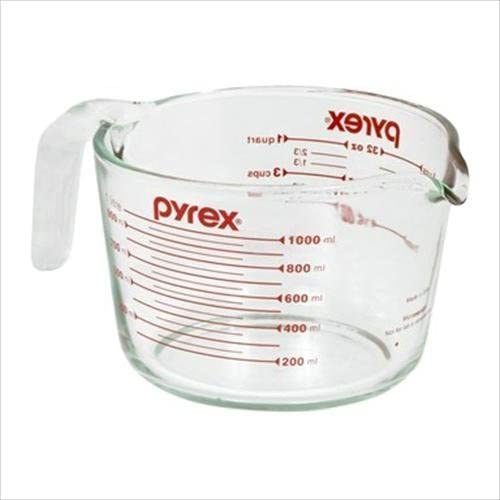 8 Cup Large Glass Measuring Cup - Kitchen Mixing Bowl Liquid