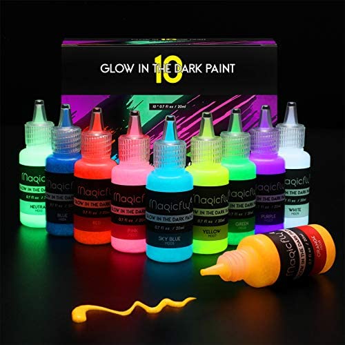 Glow in The Dark Paint - Neutral Colors - .5 Ounce (Neutral Pink)