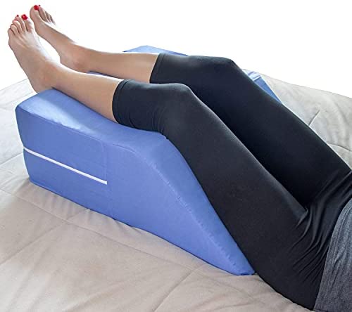 Vaunn Medical Memory Foam Knee Pillow and Leg Positioner Cushion for Sciatica Relief Back Pain Leg Pain Pregnancy Hip and Joint Pain