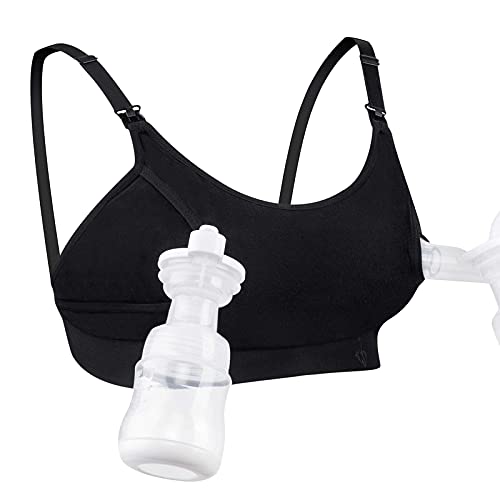 LMSXCT Front Close Bra for Women Push Up Wirefree Bra Button Front