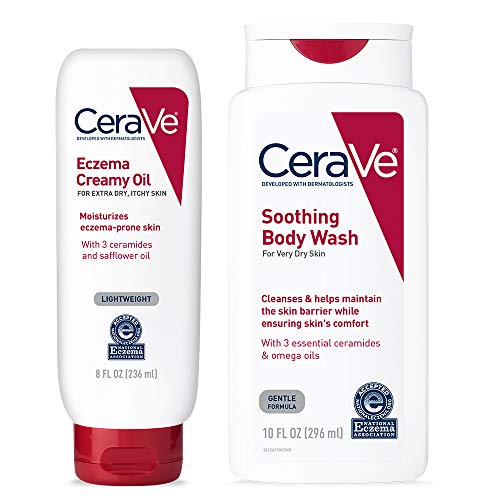 Wholesale CeraVe Eczema Daily Skin Care Set Contains CeraVe Body Wash