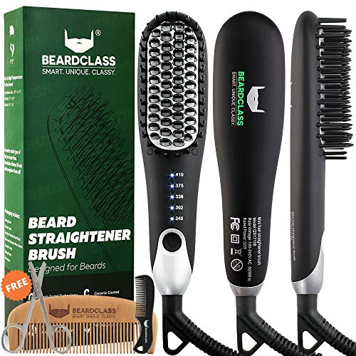 Wholesale BEARDCLASS Premium Beard Straightener Comb USA Designed for
