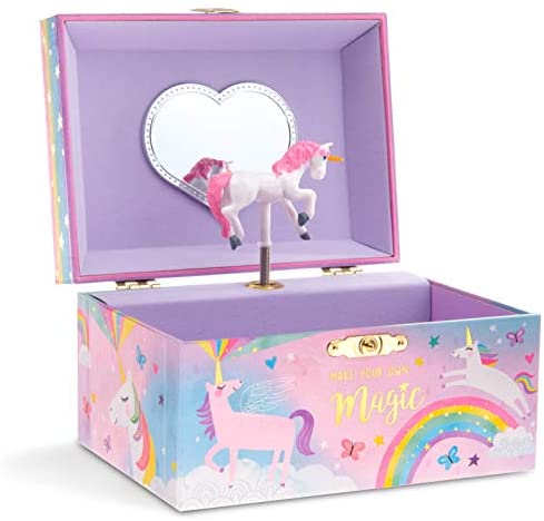 Musical Ballerina Jewelry Box for Girls & Little Girls Jewelry Set