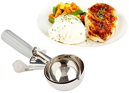 Cookie Scoop, 18/8 Stainless Steel Ice Cream Scoop with Trigger, Premium  Cookie Dough Scooper for Baking, Portion Control Disher Scoop for Cupcake  Batter, Muffin, Dishwasher Safe 