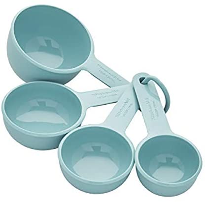 Amazing Abby - Melissa - Unbreakable Plastic Measuring Cups (3-Piece Set),  Food-Grade Measuring Jugs, 1/2/4-Cup Capacity, Stackable and