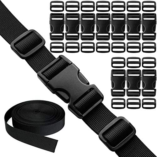 Field Repair Buckles for Straps 1Inch, Quick Side Release Adjustable Buckle  for Straps 1 inch 2pc Quick Release Buckles