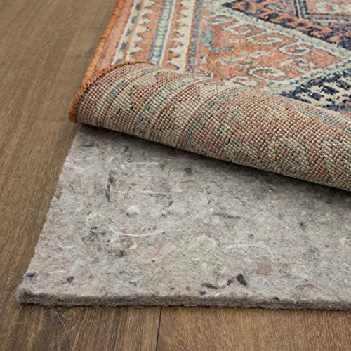 BAGAIL Basics Non Slip Rug Pad Gripper 8 x 10 Feet Extra Thick Carpet Pads  for Area Rugs and Hardwood Floors, Keep Your Rugs Safe and in Place 2 x 3