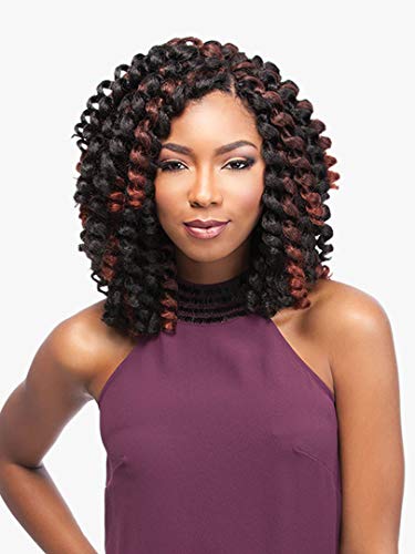 Lady Miranda Brown Color Afro kinky Curly Braiding Hair Extensions Jerry  Curl Crochet Hair 3X Braid Hair Mixed Dark Brown to Light Brown Short  Synthetic Hair Styles (Black&brown) 