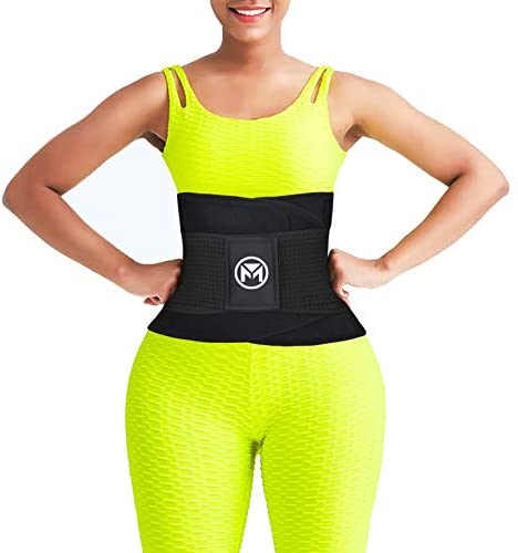 Moolida Waist Trainer Belt for Women Waist Trimmer Weight Loss Workout  Fitness Back Support Belt (Small, Black) : : Sports & Outdoors