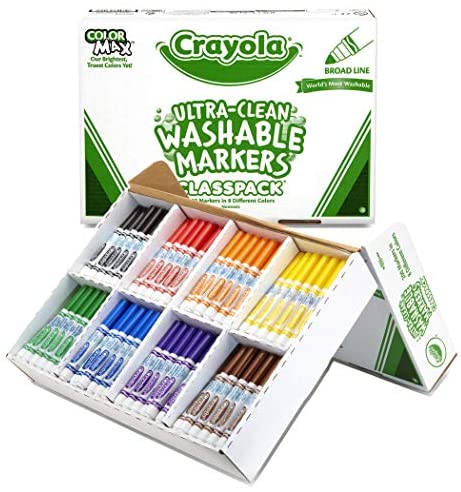 Brand New Crayola Super Tips Washable Markers Pack 100 Assorted Colors!  71662951009