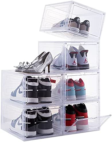 Acrylic shoe hot sale boxes wholesale