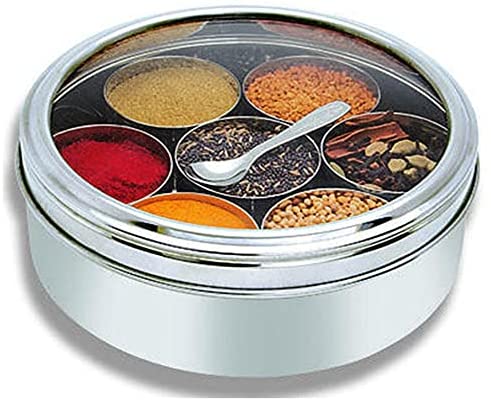 Masala Dabba Spice Storage Container - Mukti's Kitchen