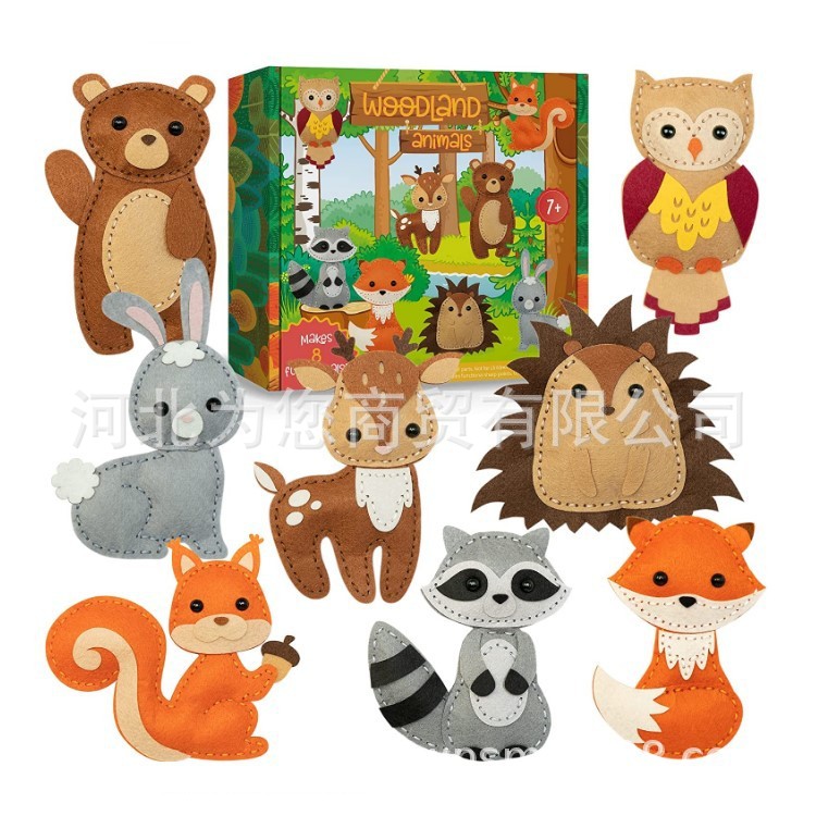 Arts and Crafts Kit for Kids Ages 4-8 - Create 21 Animal and