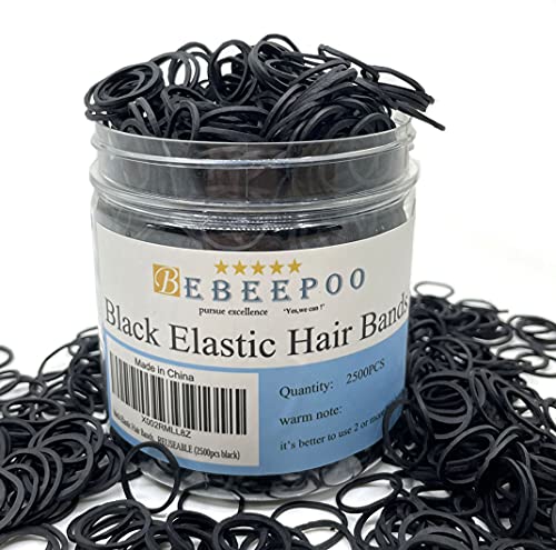 Mr. Pen- Hair Bands, Rubber Bands for Hair, Clear, 2400 Pack, Elastic Hair  Ties, Small Hair Ties, Elastic Hair Bands, Clear Rubber Bands for Hair,  Clear Hair Ties, Rubber Hair Ties 