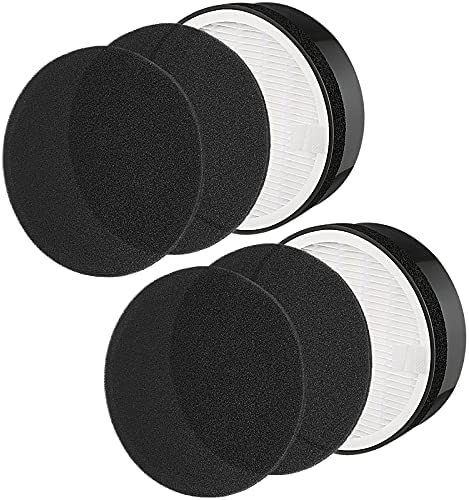 Flintar H13 True HEPA Replacement Filter, Compatible with LV-H132 Air  Purifier, Part # LV-H132-RF, 2-Pack