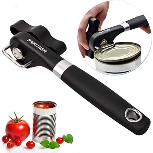 00888 Manual Can Opener, Presto Can Opener, 2 In 1 Can Opener Manual Can  Opener, Butterfly Can Opener, Stainless Steel, Red, 7.3 X 4.5 X 2.5 Cm