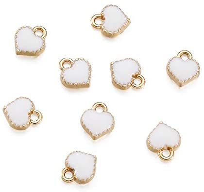 Mix 110pcs Enamel Gold Plated Charms Pendant for Jewelry Making Enamel Charms Jewelry Charms Different Colorful Charm Pendant