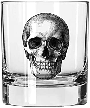 Clearance - Skull Mason Jar Glass Tumbler - 16 oz – Truquality Designs