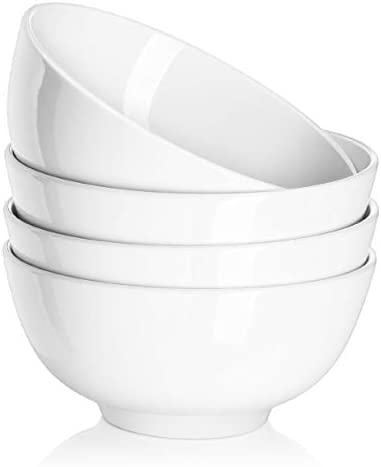 BTaT- White Cereal Bowls, Set of 12, 16 Ounces, Bowls, Cereal Bowl