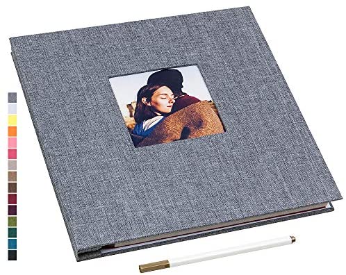 Large Photo Album Self Adhesive with Picture Display Window, DIY