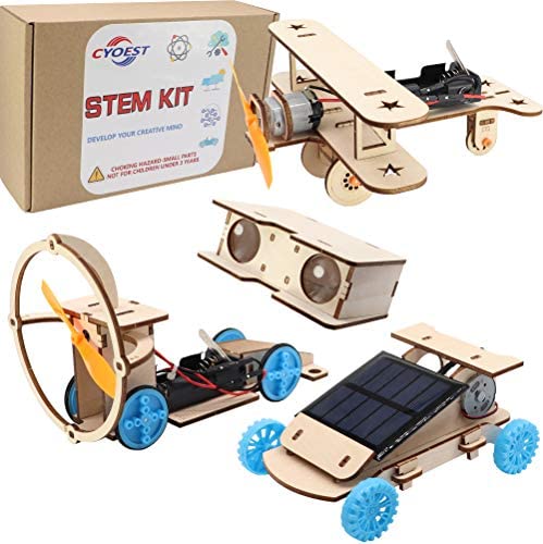 6 in 1 STEM Building Kits for Kids, Wooden Car Model Philippines