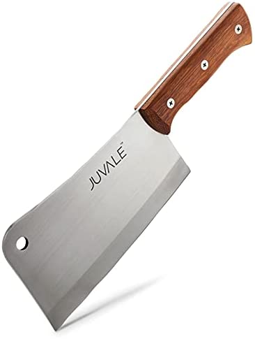 3-Layer Forged Heavy-Duty Cleaver 8-inch, Oak – ZHEN Premium Knife