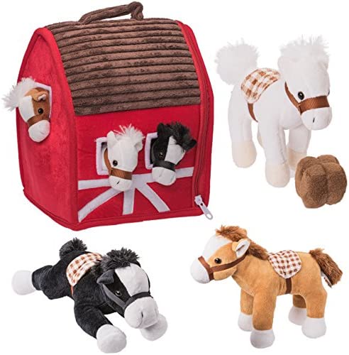 plush farm animal set