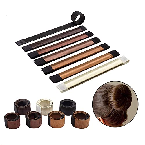 Wholesale 7 Pack Donut Hair Bun Maker Hair Accessory, Easy Fast Snap Roll  Bun Tool, Buns Fashion Styling Maker, DIY Hair Styling Tool for Women and  Girls (7 Colors) : Beauty &