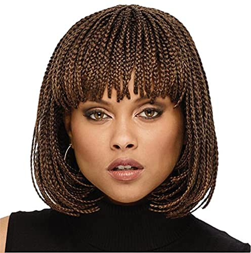 Wholesale JU Synthetic Small Box Braided Wigs African American