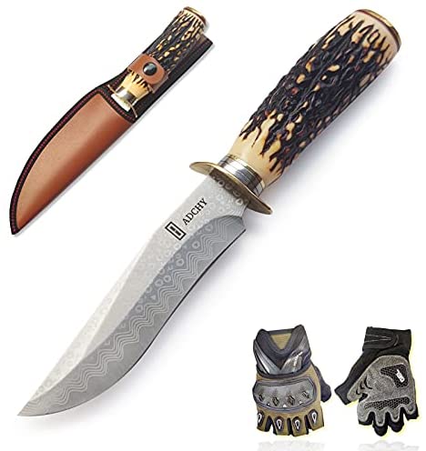 Wholesale ADCODK Tactical Camping Hunting Fishing Knife Copper