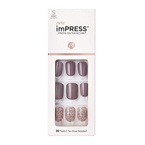 KISS imPRESS Press-On Manicure Nail Kit PureFit Technology Medium Length  Press-On Nails 'Tye Dye' Includes Prep Pad Mini Nail File Cuticle Stick and  30 Fake Nails