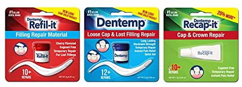 Dentemp Refil-It Filling Repair Material - Temporary Tooth Filling Kit  (0.07