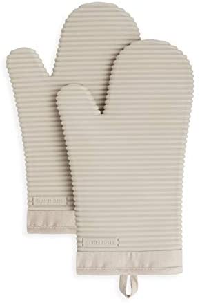 Loveuing Kitchen Oven Gloves - Silicone And Cotton Double-layer