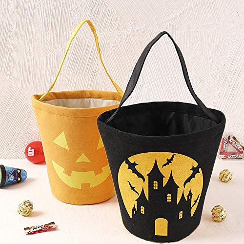 xigua Halloween Ghost Storage Basket Durable Canvas Storage Bins