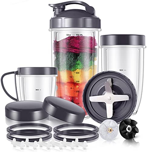 Nutribullet RX Magic Bullet NB-301 24oz Replacement Cup with Lid