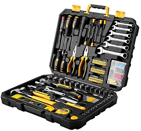 KingTool 325 Piece Home Repair Tool Kit, General Home/Auto Repair Tool Set, Toolbox Storage Case with Drawer, General Household Tool Kit - Perfect