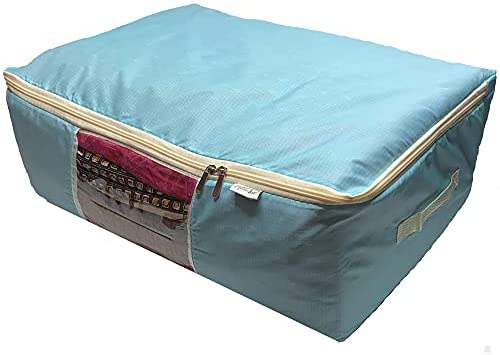 MISSLO King Comforters Storage Bag 120L for Blankets Extra large, Black