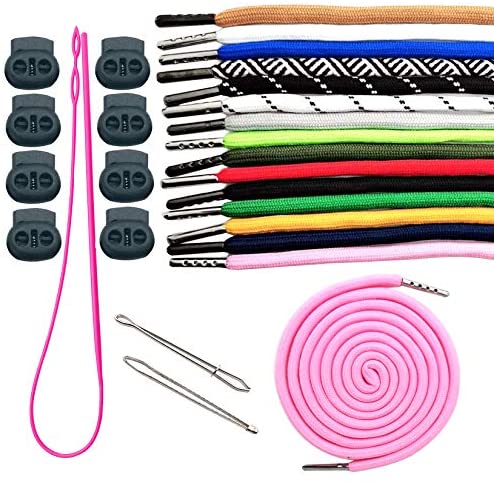 Replacement Drawstring for Shorts - 10Pcs Durable Hoodie String  Replacement in 5 Colors, 52Inches Drawstring Replacement with 3 Drawstring  Threader Tool for Pants Sweatshirt Hoodie : Arts, Crafts & Sewing