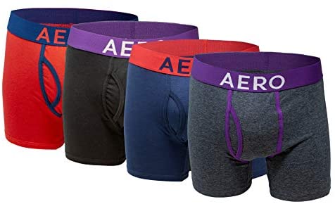 Wholesale Aeropostale Mens Boxer Briefs 4 Pack Cotton Stretch Boxer Briefs  Underwear at Men's Clothing store