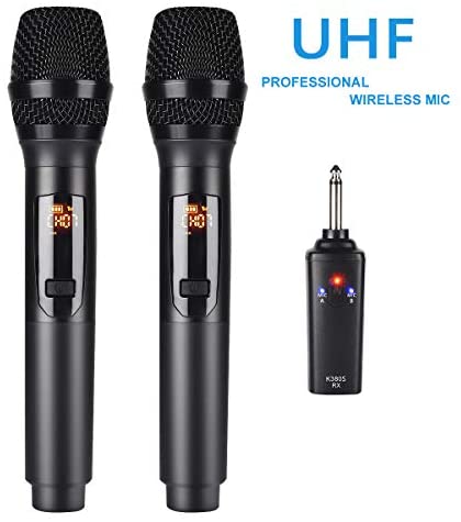 Wholesale Kithouse K380S UHF Rechargeable Wireless Microphone Karaoke ...